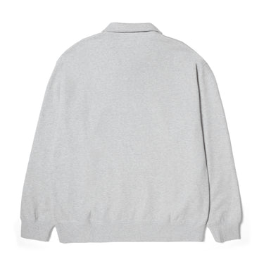 Slate Quarter Zip Fleece (Heather Grey)