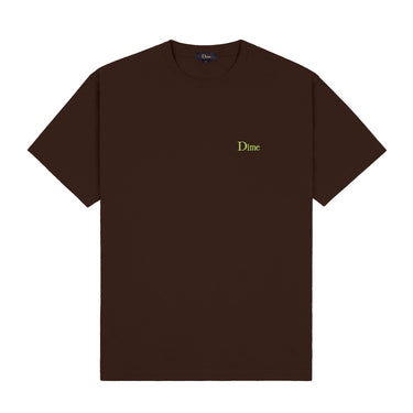 Classic Small Logo T-Shirt (Deep Brown)
