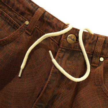 Web Denim Jeans (Brown)