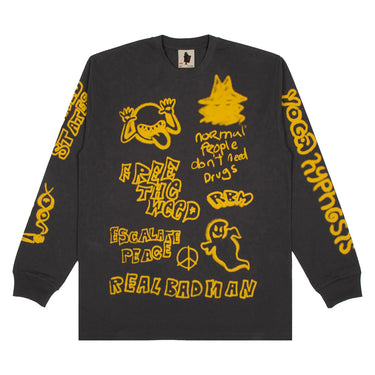 Youth Party Ls Tee (Washed Black)