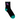 Tucked In Socks (Black / Teal)