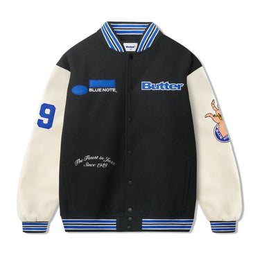 Blue Note Varsity Jacket (Navy / Cream)