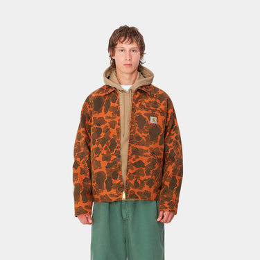 Duck Detroit Jacket (Camo Duck Green / Turmeric) garment dyed