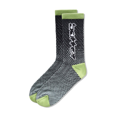 Corrosive Socks (Black / Lime)