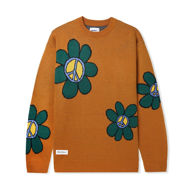 Butter Goods - Flower Knit Sweater (Rust)