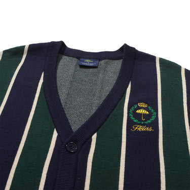 Royal Knitted Cardigan (Navy/Green)