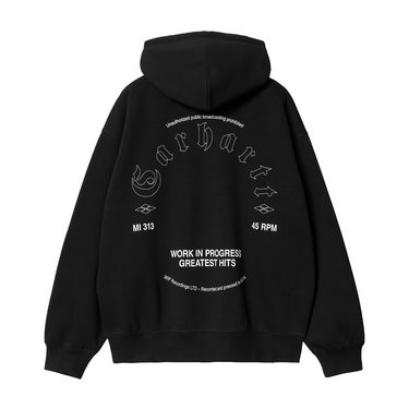 Hooded Greatest Hits Sweat (Black / White)