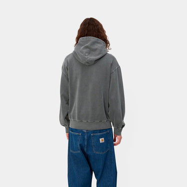 Hooded Vista Sweat (Graphite) garment dyed