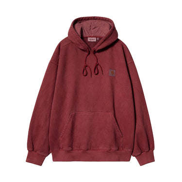 Hooded Vista Sweat (Scarlet) garment dyed