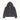 Faded Graphic Zip Hood (washed black)