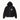 Tall Dice Zip Hood (Black)