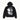 Tall Dice Zip Hood (Black)