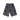 Croc Print Denim Shorts (Black)
