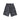 Croc Print Denim Shorts (Black)