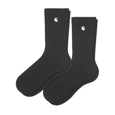 Madison 2Pack Socks (Black / White)