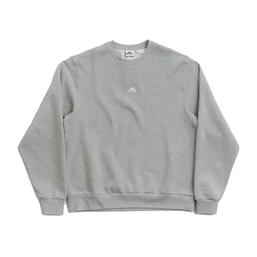 SB Logo Crewneck (Grey Heather/White)