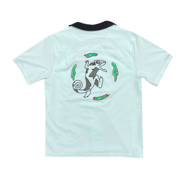 Olympic Agnostic Bowling Shirt (Barely Green/Black)