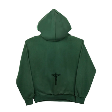 Smiley Jesus Hood (Green)