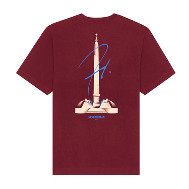 Obelisco Tee (Burgundy)