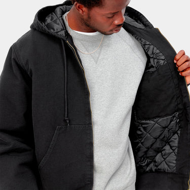 OG Active Jacket Winter (Black) aged canvas