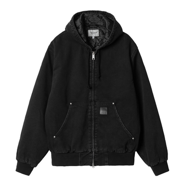 OG Active Rivet Jacket (Black) stone washed