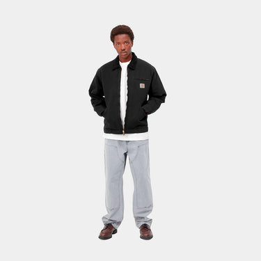 OG Detroit Jacket Winter (Black / Black) aged canvas