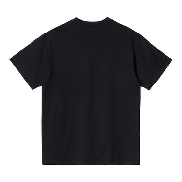 Script Embroidery T-Shirt (Black / White)