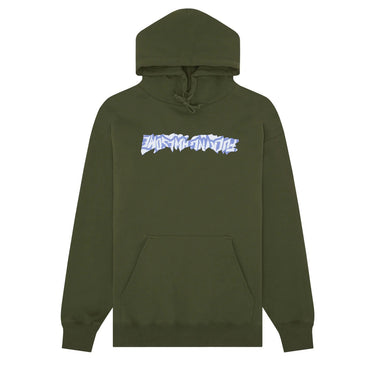 Cut Out Logo Hoodie Army
