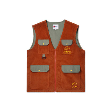 Forage Corduroy Vest (Rust)