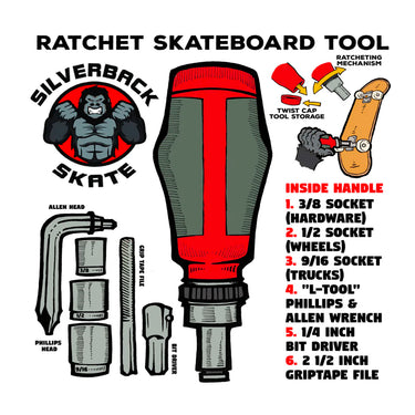 Ratchet Tool Red