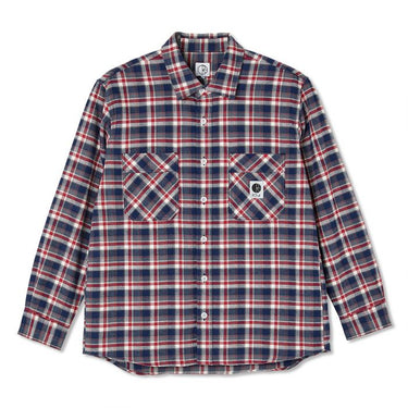 Flannel Shirt Navy/Red