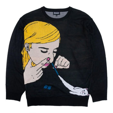 Coco Nerm Knit Sweater Black