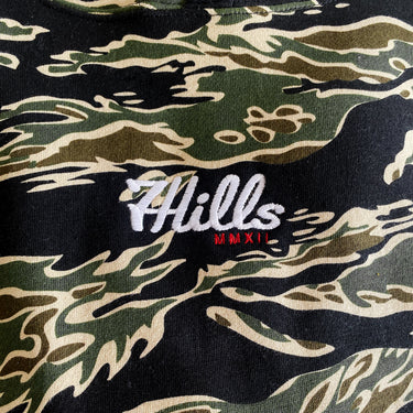 Classic Embroidered Tiger Camo Hoodie